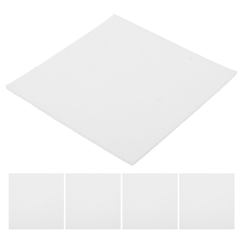 20Pcs Pottery Crafting Mat White Square Refractory Pad High Temperature Ceramic Glazing Supplies - Image 1