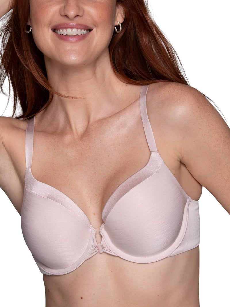 Vanity Fair Women's Front Closure Bra with No-Poke Underwire (34B-44DDD),Average Figure - Quartz,38D - Image 1