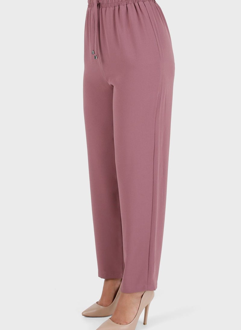 Modanisa Pocket Detail Tunic & Pants Set - Image 4