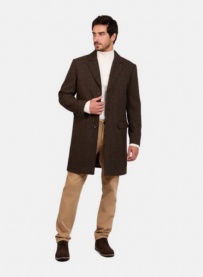 DALYDRESS Men Regular Fit Coat - Multicolor 