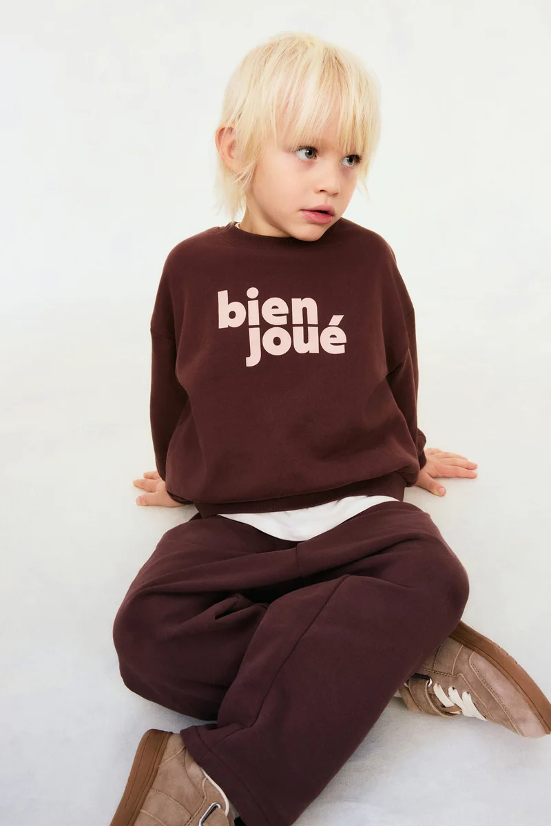 H&M Printed cotton sweatshirt