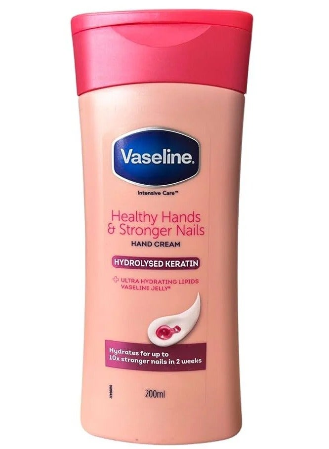 Vaseline Intensive Care Healthy Hands & Stronger Nails Hand Cream 200ml