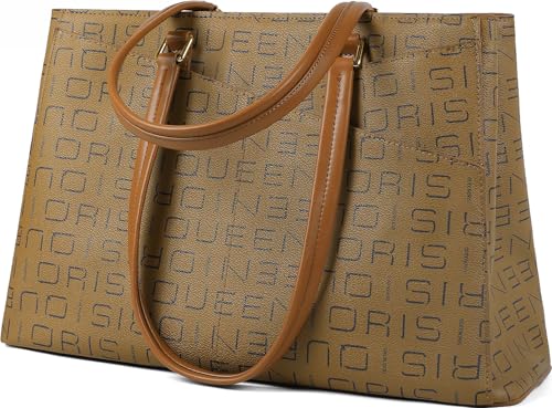 Queenoris Large Work Tote Bag for Women 156 inch Laptop Computer Bag Top Handle Handbag Teacher Bag Professional Briefcase - Image 1