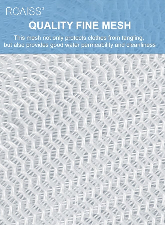roaiss 5Pcs Laundry Bag Set, Thickened Fine Mesh Colour-Protecting Anti-Snag Laundry Net Bag Multi-purpose Large, Medium and Small-sized Colorful Sorting Storage Bag, Zipper for for Easy Access - Image 4