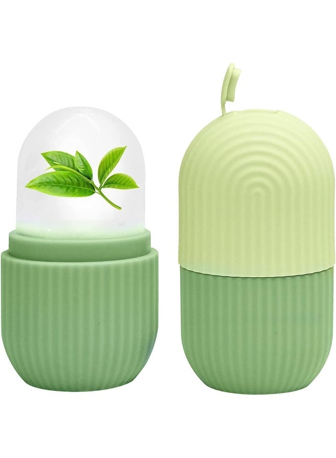 ECVV Ice Face Roller Massager, Ice Cube Roller for Face, Eyes and Neck Naturally Conditioning and Skin Care, De-Puff Eye Bags, Reduce Migraine Pain, Reusable Massage Silicone Ice Mold - Image 2