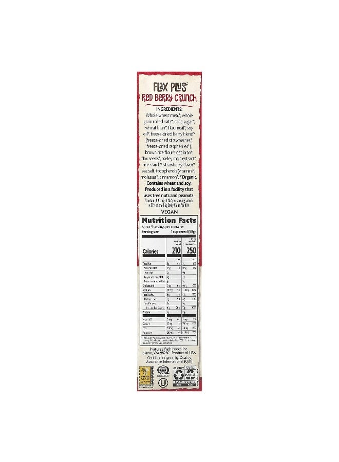 Nature's path Nature's Path, Organic Flax Plus® Cereal,  Red Berry Crunch, 10.6 oz (300 g) - Image 2