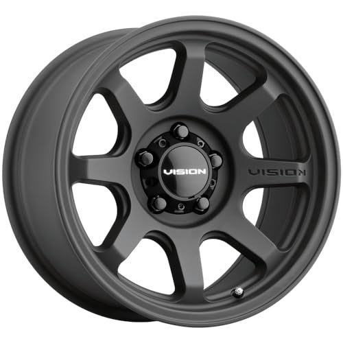 Vision 351 Flow 17x8.5 6x5.5" -10mm Satin Black Wheel Rim 17" Inch 351-7883SB-10 - Image 2