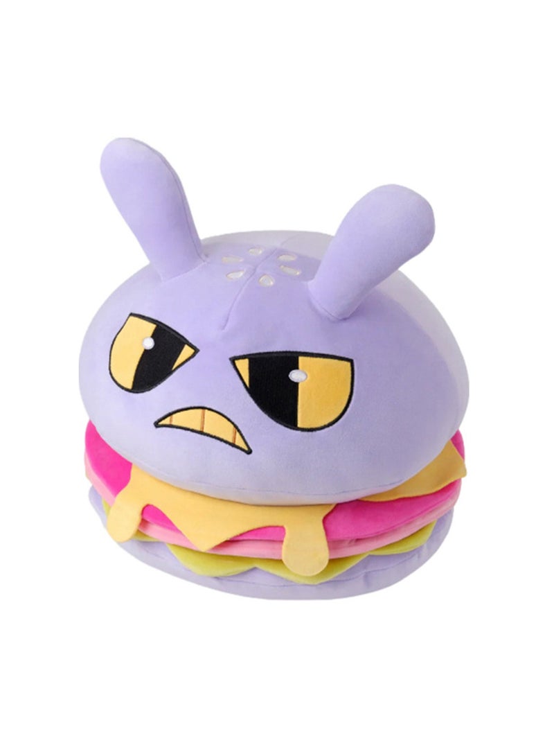 Magic Numbers Circus Plush Toy, Gift for TV Fans, Cute Plush Doll, Birthday Gift for Kids and Adults (Hamburger) - Image 1