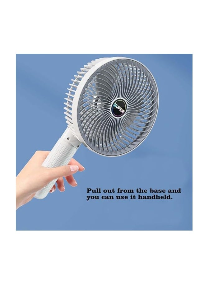Mini Rechargeable Desk Fan with Clip Design – Silent USB-Powered Desk Fan - Image 4