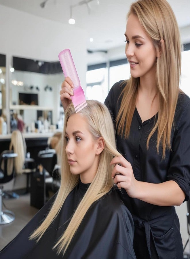 PIHARVA Plastic Hair Oil Bottle Root Comb Oil Applicator | 120ml Hair Coloring Dye & Hair Oiling Care | Graduated Scale for Precise Application | Empty Bottle for Salon Use (Multicolor) - Image 5