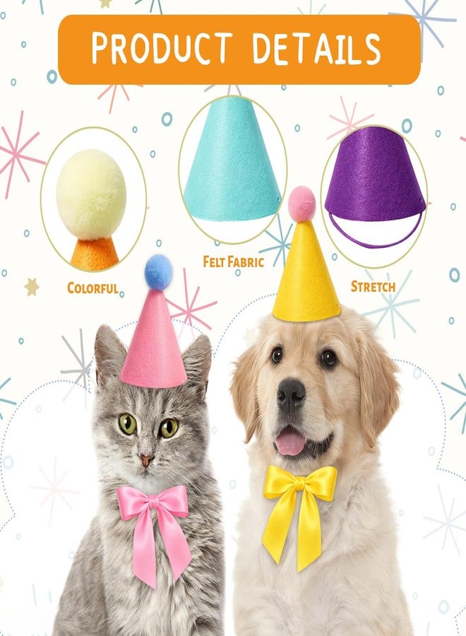 CZFSWT 12Pcs Mini Party Hats for Stuffed Animals Set, Stuffed Animal Party Hats, Small Party Hats for Stuffed Animals Suitable for Pet Themed Activity Decoration - Image 3