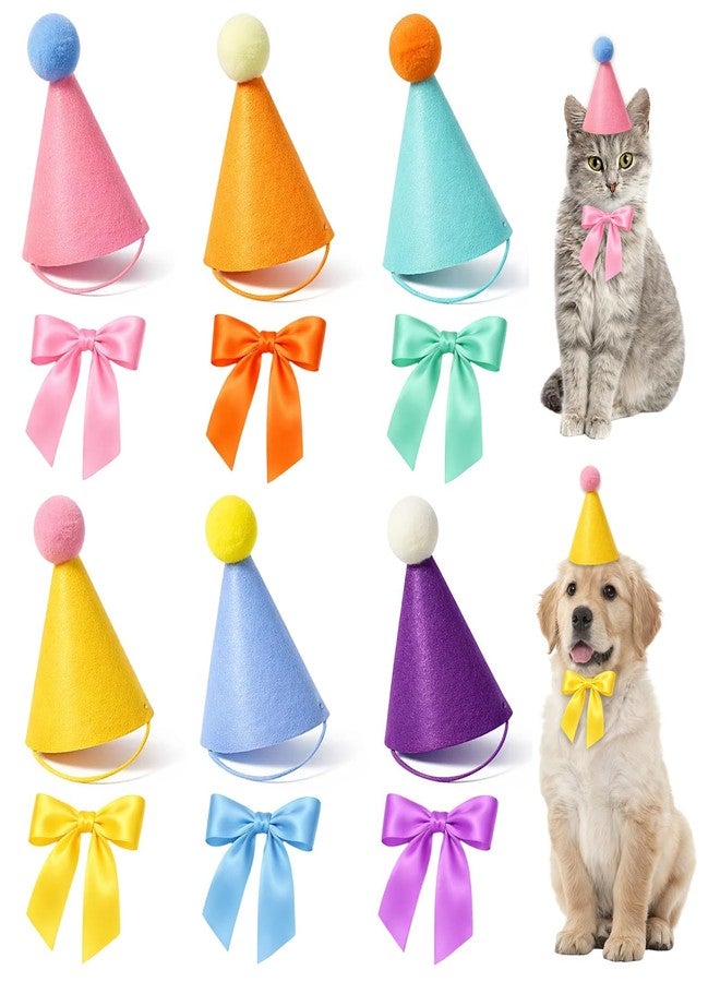 CZFSWT 12Pcs Mini Party Hats for Stuffed Animals Set, Stuffed Animal Party Hats, Small Party Hats for Stuffed Animals Suitable for Pet Themed Activity Decoration - Image 1