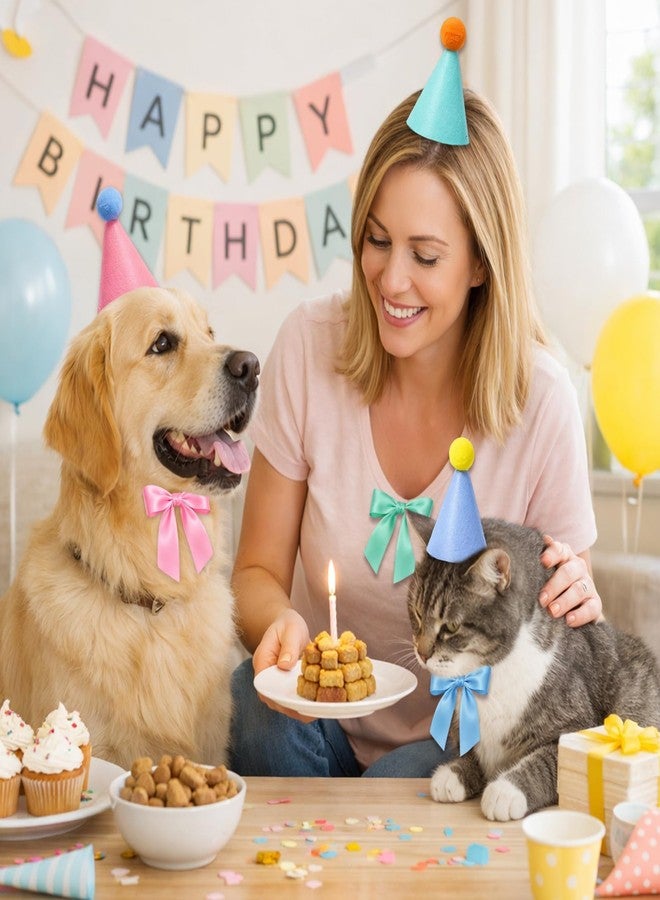 CZFSWT 12Pcs Mini Party Hats for Stuffed Animals Set, Stuffed Animal Party Hats, Small Party Hats for Stuffed Animals Suitable for Pet Themed Activity Decoration - Image 5