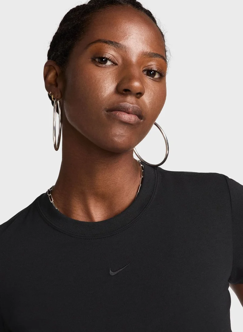 Nike Nsw Knitted Cropped T-Shirt