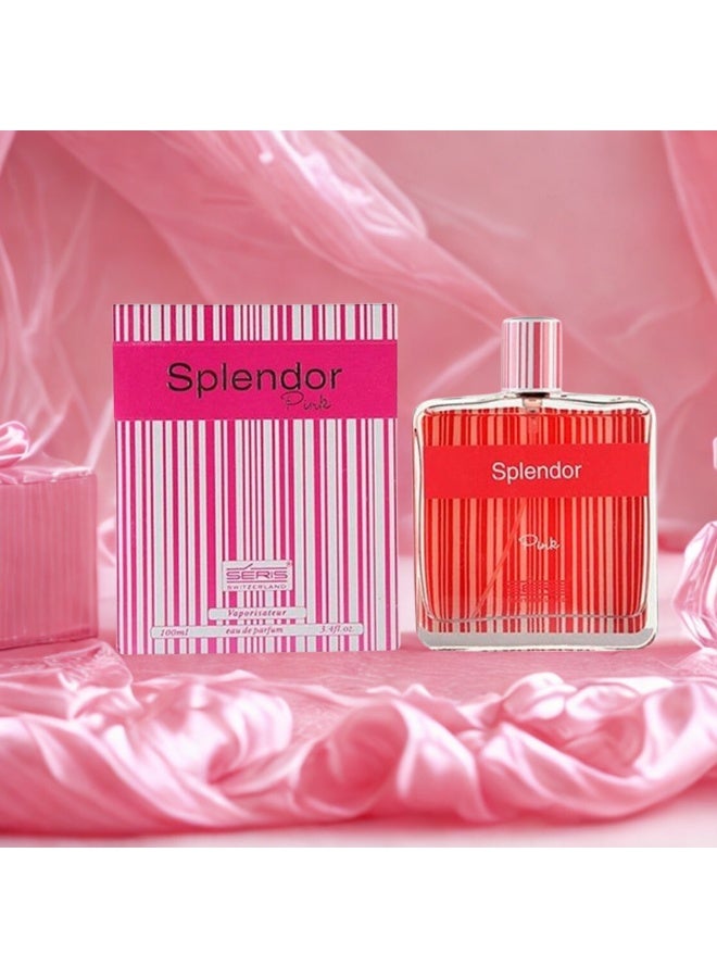 Splendor Pink Pour Femme Eau De Parfum, 100ml - Image 1