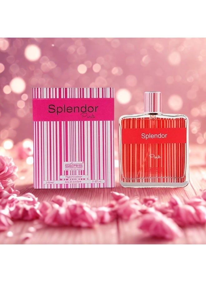 Splendor Pink Pour Femme Eau De Parfum, 100ml - Image 4
