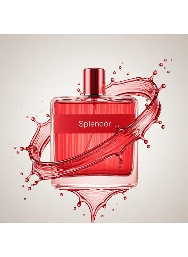 Splendor Pink Pour Femme Eau De Parfum, 100ml - Image 5