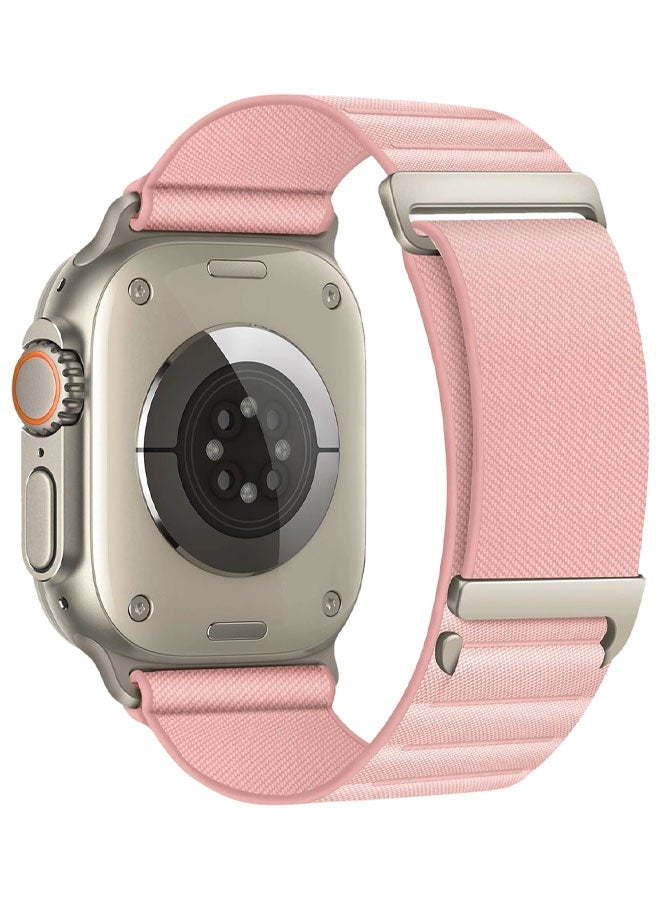 سوار Alpine Loop متوافق مع ساعة Apple Watch Ultra 2، مقاسات 49 مم، 46 مم، 45 مم، 44 مم، 42 مم. سوار Alpine المصنوع من النايلون متوافق مع ساعات iWatch Ultra/SE 3/SE 2 من السلسلة 10، 9، 8، 7، 6، 5، 4، 3، 2، 1 - Image 1