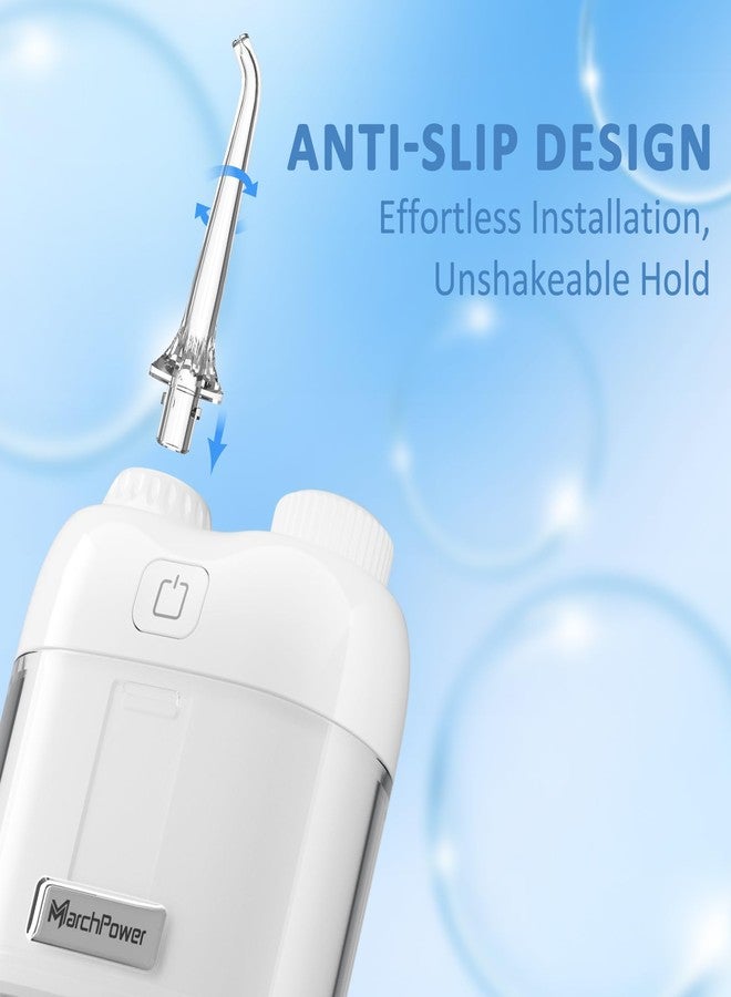 Marchpower Water Flosser Tips Replacement Nozzles, Compatible with Marchpower Mini Water Flosser, 360° Rotation Oral Irrigator Jet Tips 3 Pack for Plaque Removal - Image 3