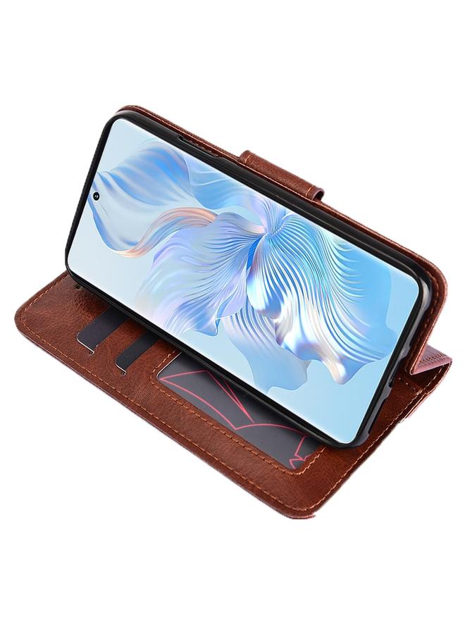 اس-توب جراب هاتف Realme 10 4G مصنوع من الجلد بنسيج كريستالي - Image 4