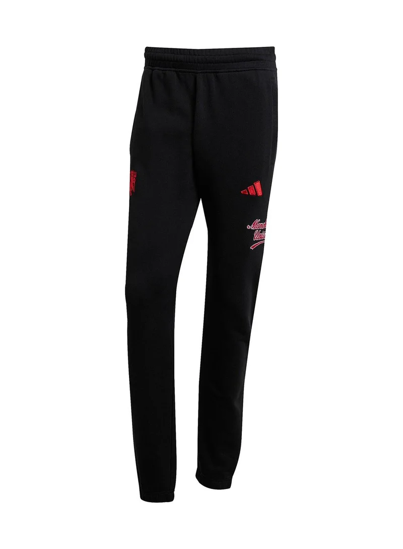 Adidas black Manchester United Us Pant for Men | Best Price UAE