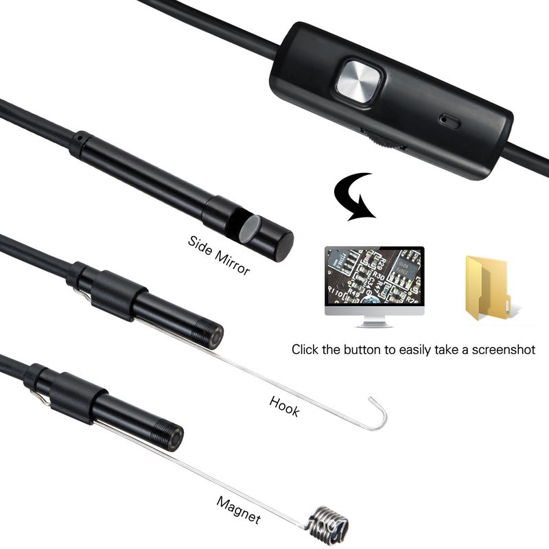 Compact Portable Device: 2m Flexible Cord - Wear-Resistant Durable Premium Materials for Home Office Daily Use - Image 5
