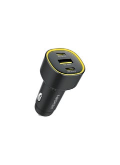 Remson Remson Neo Power Car Charger 60W Power Delivery 2 PD USB-C / 1 QC USB-A Compatible with iPhone 16 Pro Max , MacBook Pro/Air, Samsung S24 Ultra, Steam Deck , etc  - Image 1