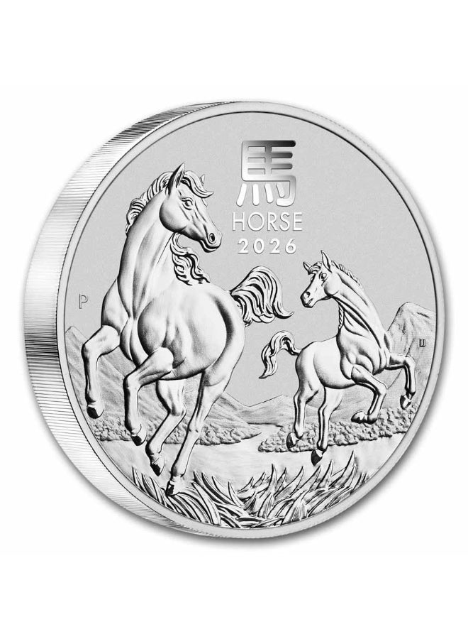 ABConcept Australia Lunar Horse Silver 1 kilo Coin - Image 3