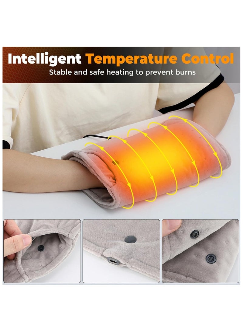 general Electric Hand Muff Soft Electric Hand Warmer USB Plug in Muff Keeps Hands Warm Muff Avoid Overheating for Bedroom Hotel Living Room - Image 4