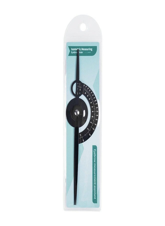 HOTWE Eyebrow Golden Ratio Caliper, Eyebrow Marking Ruler, Double Scale Sliding Gauge Tools for Eyeliner Lips Semi Permanent Makeup Tattooing (Black) - Image 2