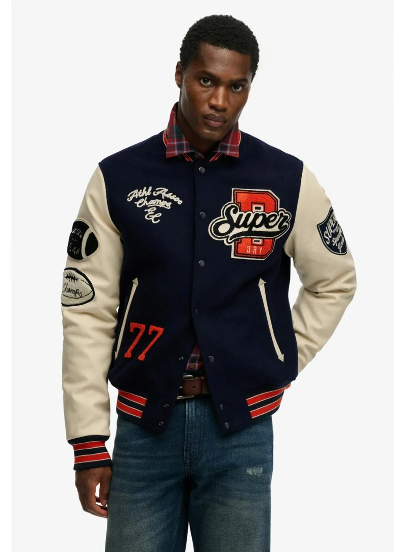 Superdry  College Patched Varsity Jacket for Men | Best Price UAE