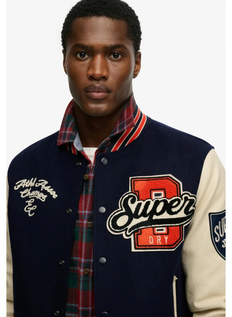 Superdry  College Patched Varsity Jacket for Men | Best Price UAE