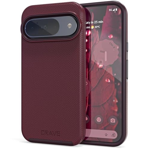 Crave Dual Guard for Google Pixel 9 Case and Pixel 9 Pro Case, Shockproof Protection Dual Layer Case for Google Pixel 9 and Pixel 9 Pro - Berry - Image 1