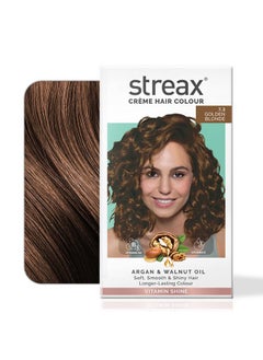 Streax Permanent Hair Colour, 100% Grey coverage, Infused with Argan and Walnut Oil, Long Lasting Cream Hair Colour for Women, Blonde hair Colour, 7.3 Golden Blonde, 120 ml, Pack of 1 - pzsku/ZFCAFFB242277C842F340Z/45/_/1736426763/712fcbfd-5825-4e27-9ae4-fc1e1fecb861