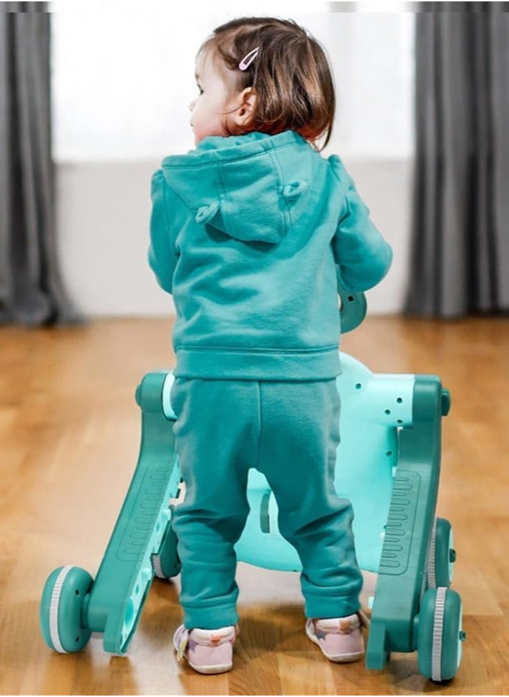 COOLBABY Baby Walker Stroller Children's Three-in-One Multi-purpose Walker Stroller Baby Stroller Can Ride A Balance Bike Kid's Scooter  pink