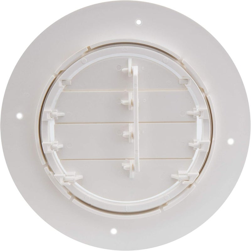 RecPro RV Air Louver Ceiling Vent 6.5" | Fully Adjustable | for 4-5/8" Ducting (1-Pack) - Image 2