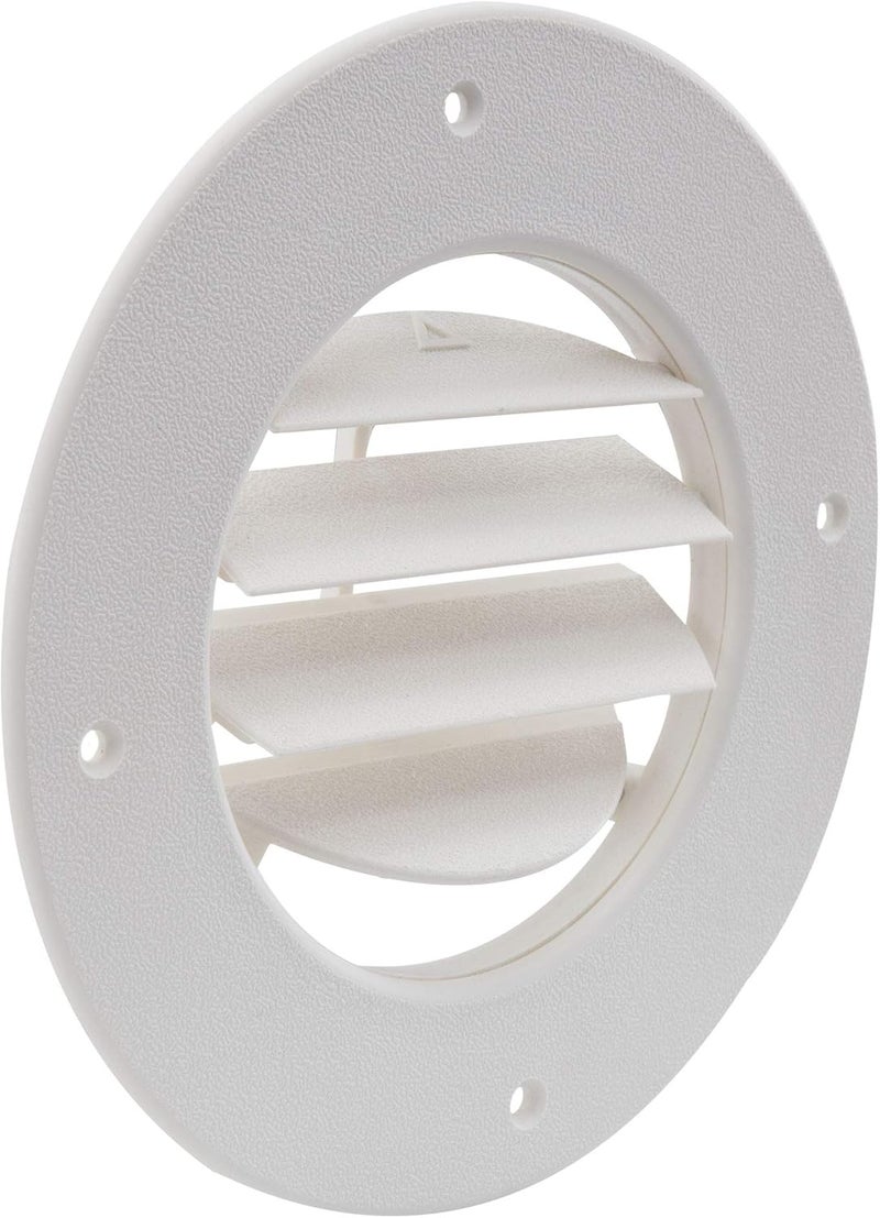 RecPro RV Air Louver Ceiling Vent 6.5" | Fully Adjustable | for 4-5/8" Ducting (1-Pack) - Image 1