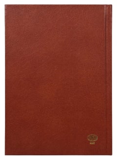 FIS Fis 2025 A5 Diary,Gold Corners,English Vinyl 1Side Padded Brown -FSDI22E25BR  - Image 5