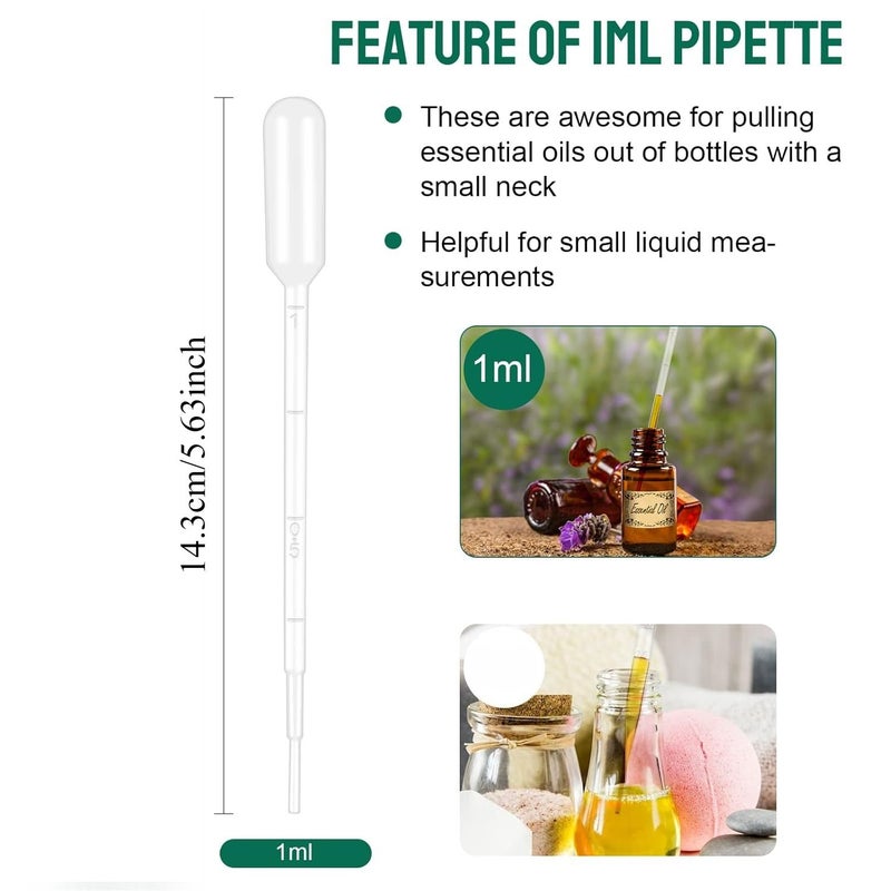 40PCS Dropper Pipettes with Precise Scale Leakproof Strong Suction Labs DIY - Image 3
