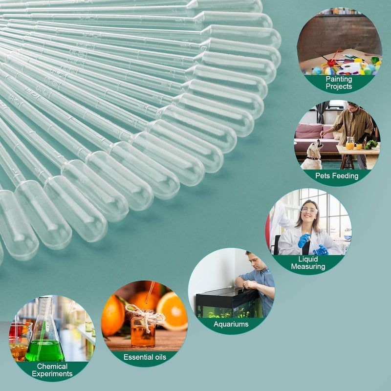 40PCS Dropper Pipettes with Precise Scale Leakproof Strong Suction Labs DIY - Image 2