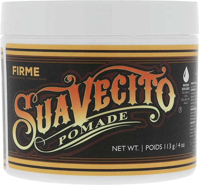 Suavecito Pomade Firme (Strong) Hold 4 oz, 1 Pack - Strong Hold Hair Pomade For Men - Medium Shine Water Based Wax Like Flake Free Hair Gel - Easy To Wash Out - All Day Hold For All Hair Styles - Image 1