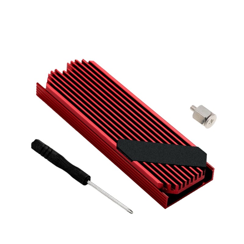 Aluminum SSD Heat Sink Cooler Fin Pad For Solid State Drive Cooling High Performance - Image 2