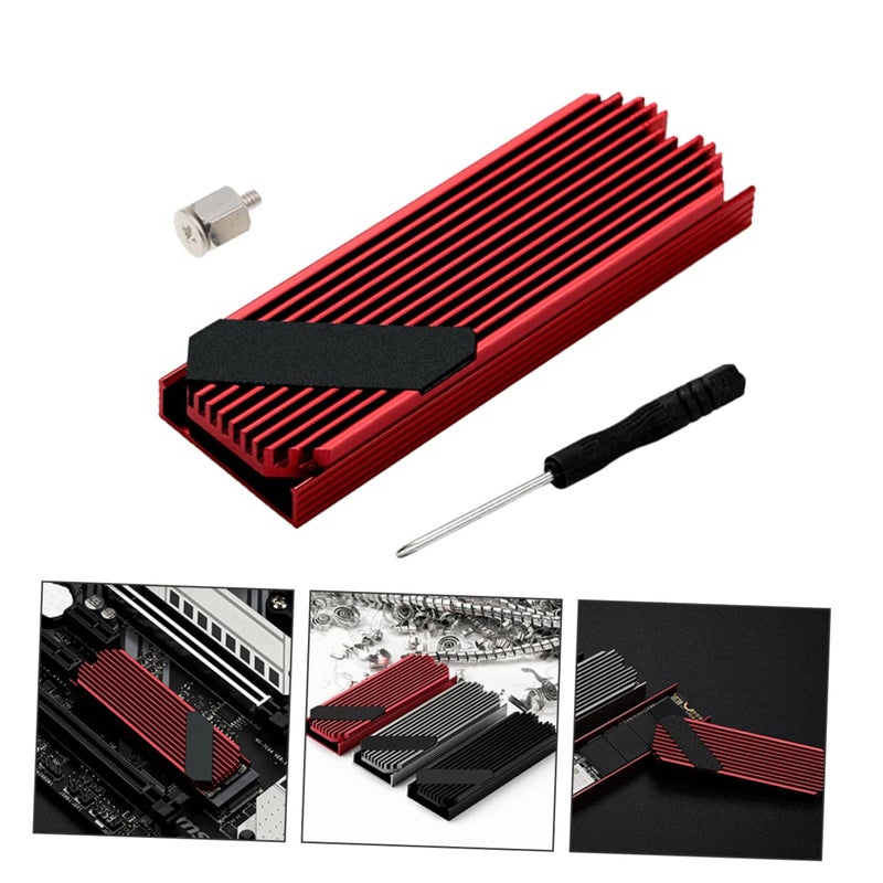 Aluminum SSD Heat Sink Cooler Fin Pad For Solid State Drive Cooling High Performance - Image 4