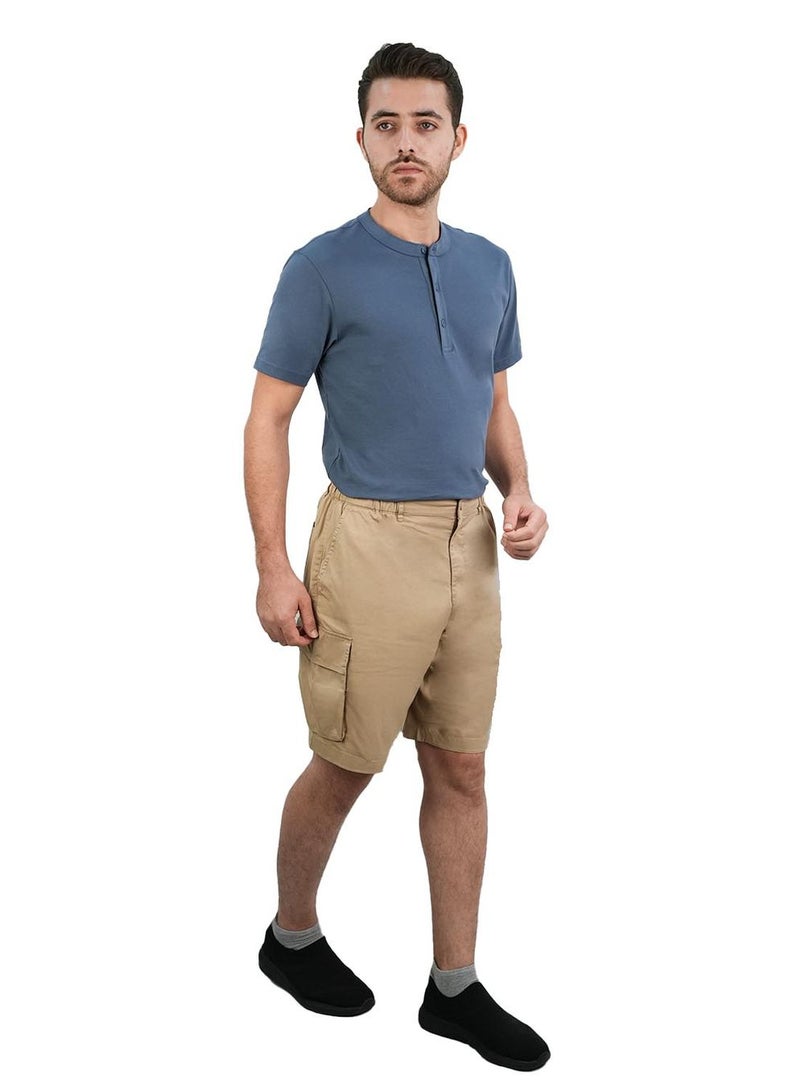 GIORDANO Men's Relaxed Fit Cargo Shorts - Image 2