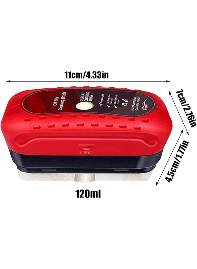 SELLERFLOR 120ml Car Windshield Cleaner Liquid – Degreasing Glass Cleaner with Hydrophobic Rainproof Coating, Window Cleaning Brush Included, Anti-Fog & Anti-Stain Car Glass Cleaning Accessory - Image 2