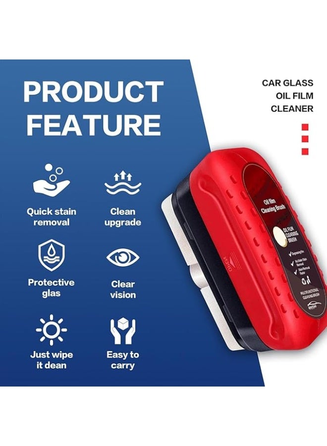 SELLERFLOR 120ml Car Windshield Cleaner Liquid – Degreasing Glass Cleaner with Hydrophobic Rainproof Coating, Window Cleaning Brush Included, Anti-Fog & Anti-Stain Car Glass Cleaning Accessory - Image 5