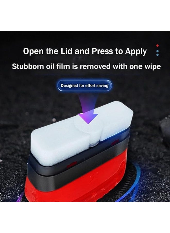 SELLERFLOR 120ml Car Windshield Cleaner Liquid – Degreasing Glass Cleaner with Hydrophobic Rainproof Coating, Window Cleaning Brush Included, Anti-Fog & Anti-Stain Car Glass Cleaning Accessory - Image 3