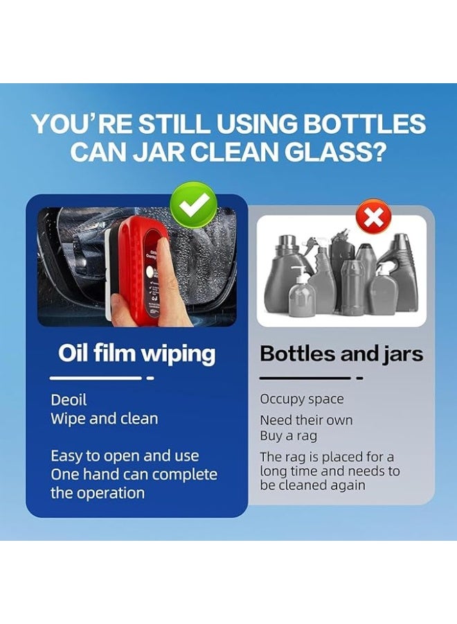 SELLERFLOR 120ml Car Windshield Cleaner Liquid – Degreasing Glass Cleaner with Hydrophobic Rainproof Coating, Window Cleaning Brush Included, Anti-Fog & Anti-Stain Car Glass Cleaning Accessory - Image 4