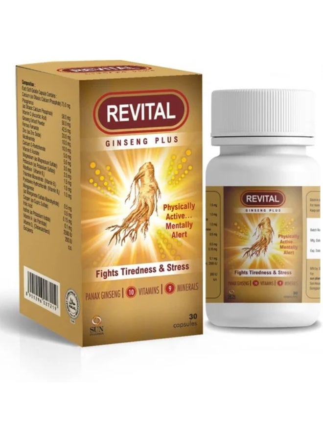 Ginseng Plus Vitamins and Minerals Capsules 30's