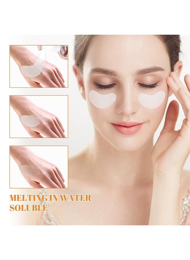 إيلهو قناع عين من هايبرايم كولاجين فيلم-فيلم، تركيبة قابلة للذوبان في الماء، تلاشي الهالات السوداء وخطوط العين، قناع رفع وشد 10 قطع - Image 4